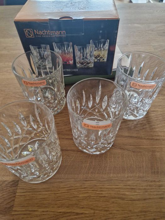 Nachtmann – 4 kryształowe szklanki do whisky | nowe