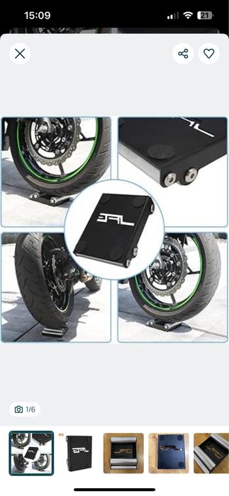 Suporte rolo pneu mota moto- NOVO