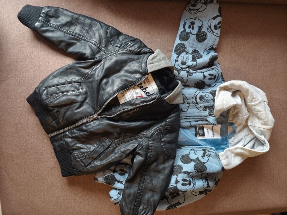 Kurteczki kurtki chłopięce Rebel i Sinsay