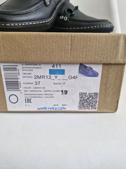 Buty damskie mokasyny " Ryłko"