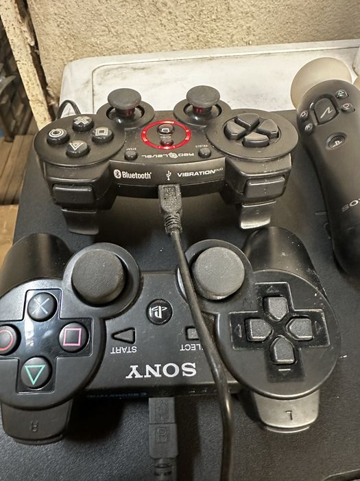 PlayStation 3 Slim Completa | 2 DualShock + 2 Move + SingStar