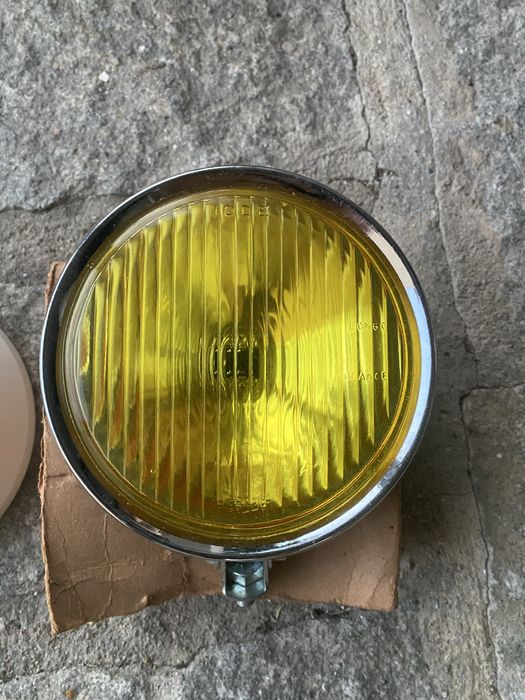 Farol Auxiliar SIM Iodé Vidro Amarelo com Capa Clássicos