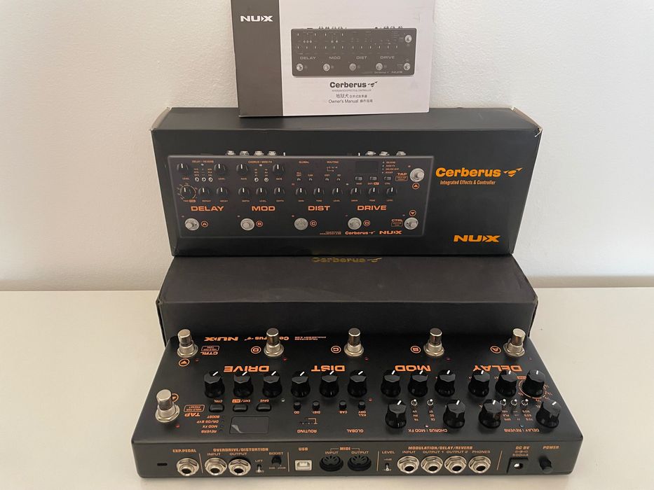 Nux Cerberus - pedaleira multi efeitos para guitarra