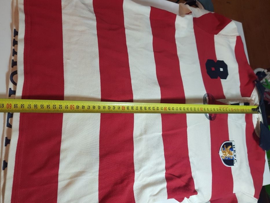 Polo rugby Hackett riscas manga comprida