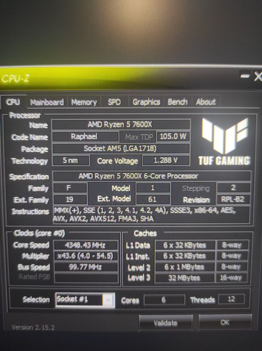 PC Gaming Ryzen 5 7600X / RX 6800 XT 16GB / 32GB DDR5 / SSD 1TB (Sem Monitor)