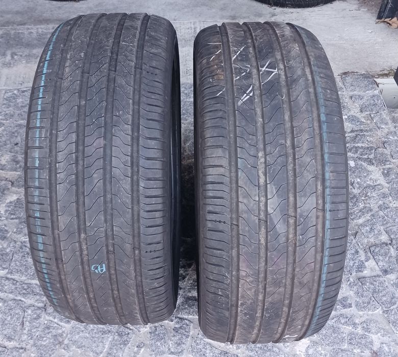 Vendo pneus semi-novos 245/45/18 Michelin