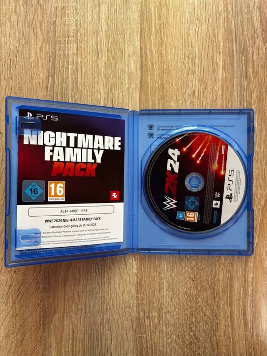 Ігровий диск 2k24 реслінг до playstation 5