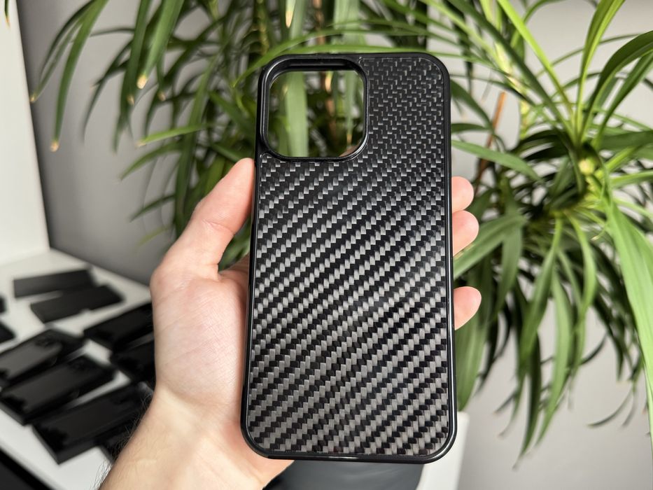 Карбоновий чохол iphone 15 Pro Max, чохол з MagSafe на айфон