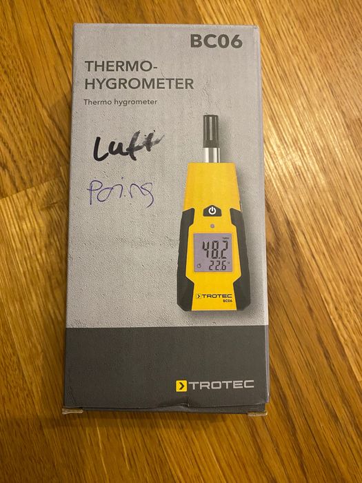 Miernik wilgoci Termohigrometr BC06 Trotec