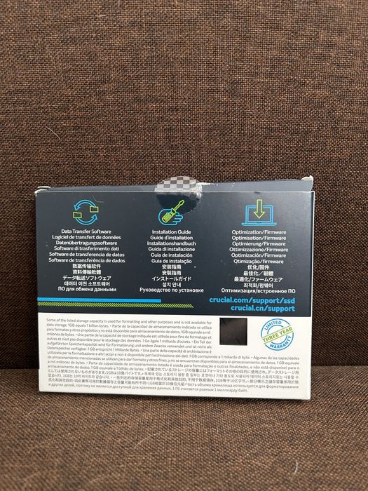 SSD Crucial Bx500 120gb