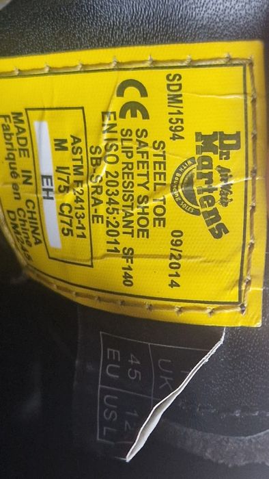 Dr Martens buty skórzane męskie roz.45