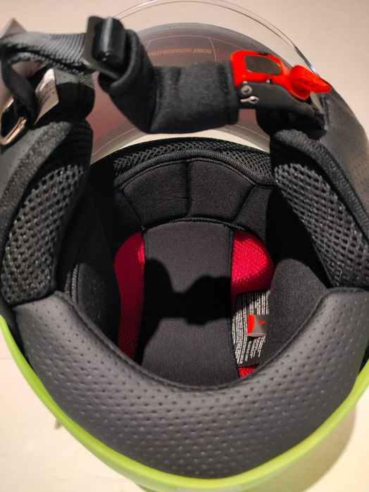 Capacete aberto criança mota scooter novo