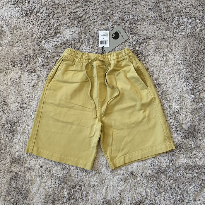 Calções Carhartt WIP Floyde em Amarelo - NOVOS Tamanho S