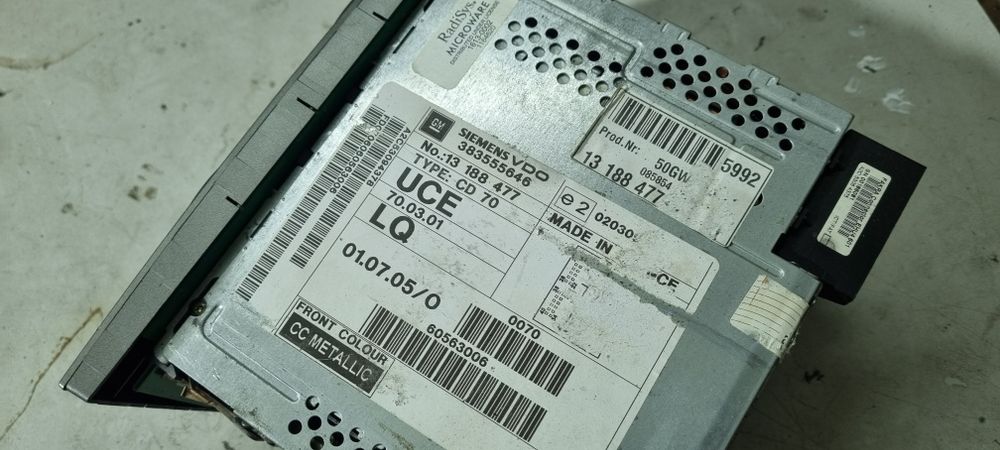 Radio samochodowe cd70 navi nawigacja opel vectra c signum lift