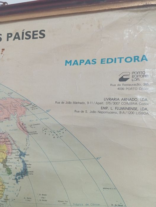 Mapa Mundo antigo