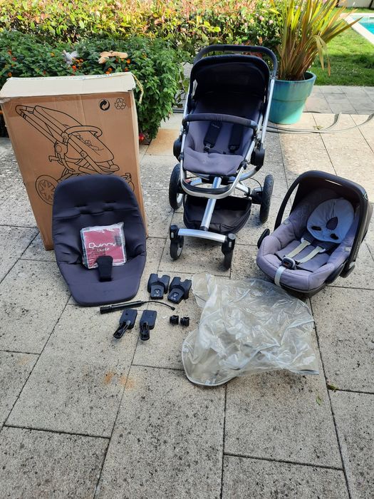 Conjunto Carrinho de Bebé, Ovo e Acessórios