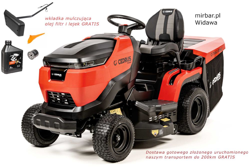 Traktor Cedrus C-trac 103HC Premium 2cylindry 17KM pompa hydrostat raty 0% Transport