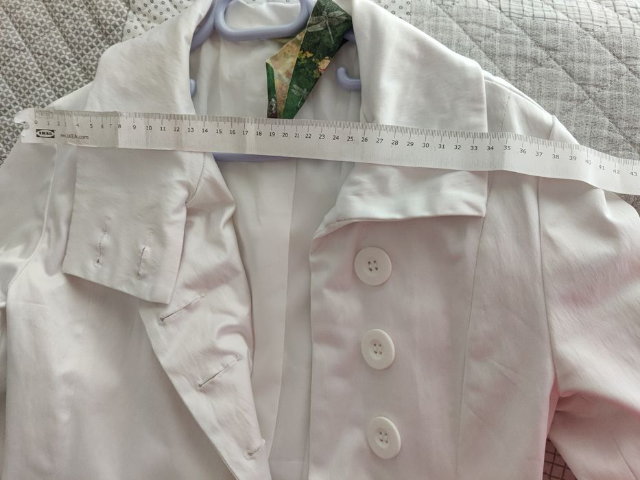 Cascão, Gabardina branca, Desigual, 34