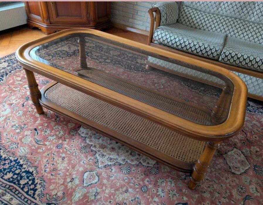 Stylowy zestaw wypoczynkowy z rafią