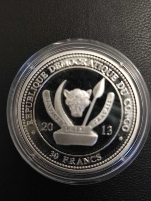 Набор монет Конго - РЕПТИЛИИ - 4 Монеты