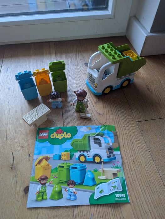Lego Duplo Śmieciarka i recykling 10945