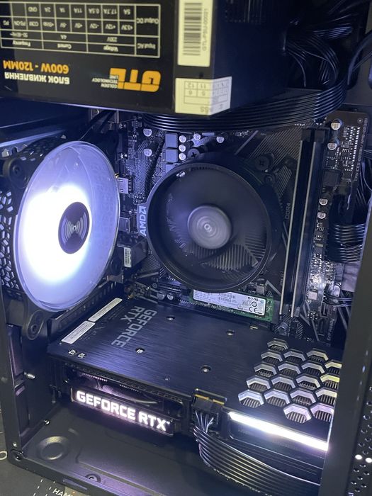 R5 5600G | RTX 3060 Ti | 16GB DDR4 | 128GB M.2 | 600W Ігровий ПК