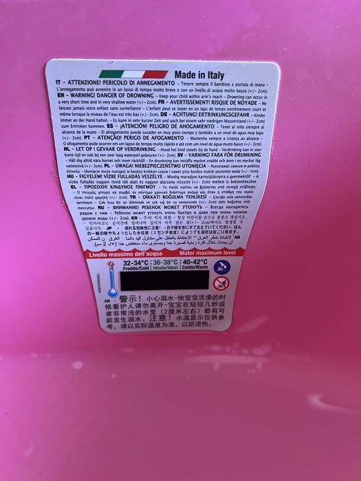 Анатомічна ванночка для дитини з народження (0+)