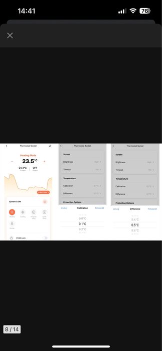 Gniazdka Inteligentne WIFI termostat - NOWE 5szt