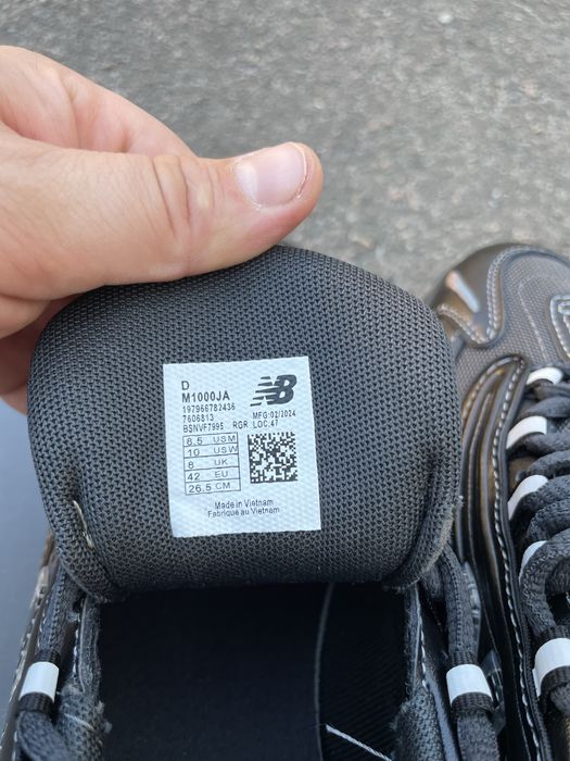 Кросівки чоловічі кроссовки New balance 1000 Black