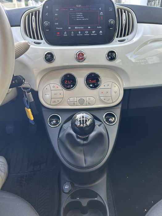 Fiat 500 C  Mild Hybrid. Capota eletrica garantia  da marca