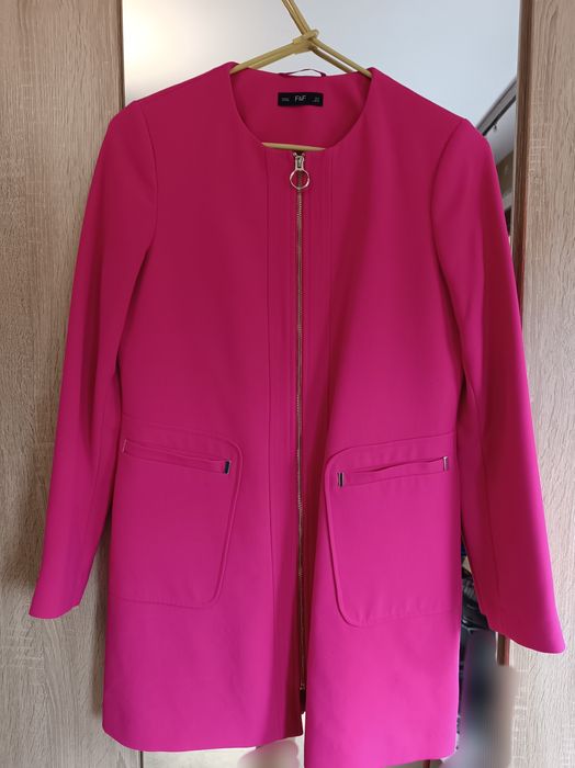 Płaszczyk damski, różowy, różmiar 36