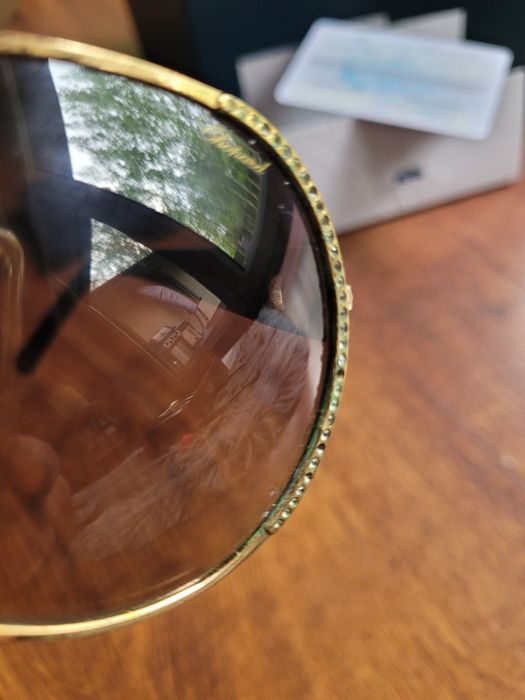 Okulary przeciwsłoneczne z diamentami Chopard oryginalne