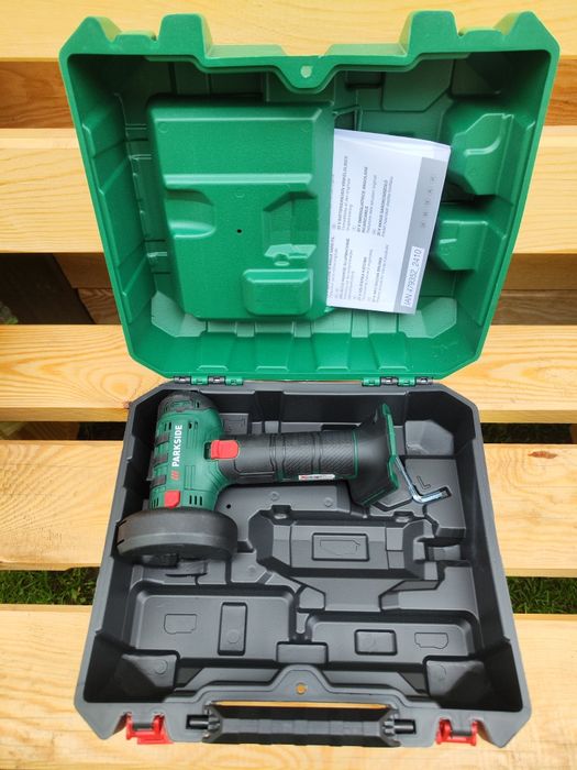 Акумуляторна кутова шліфувальна машина Parkside PWSAM 20-Li C2 76 мм