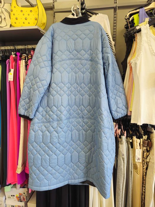 Płaszczyk Fly Out Italy, Plus Size niebieski, lekki !!!