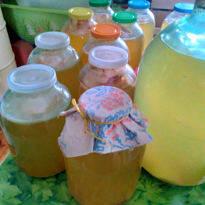 Яблучний оцет з Антонівки, Яблочный уксус из Антоновки.