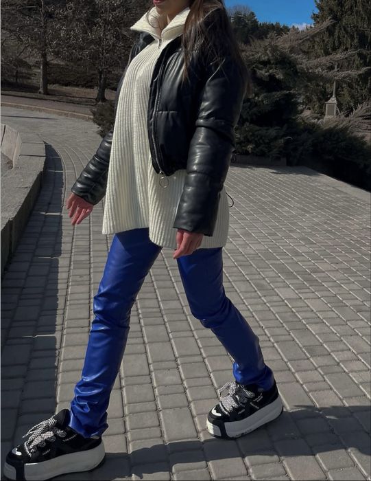 Брюки жіночі сині