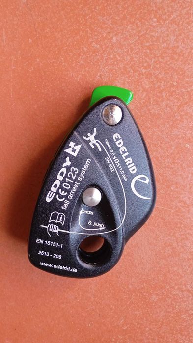 Descensor Bloqueador Edelrid Eddy novo