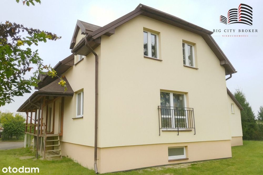 Połówka bliźniaka, stan surowy, działka 4,5 ar