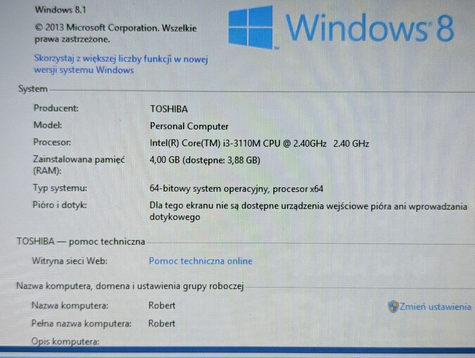 Laptop Toshiba Satellite C55-A-1JL | Bateria GreenCell| i3 | 4GB RAM | 15,6"