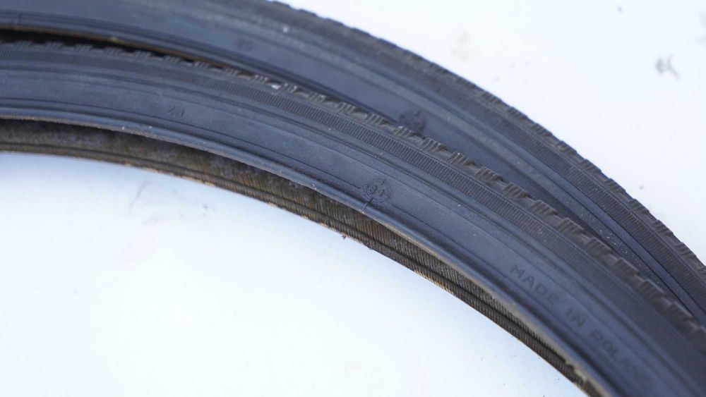 komplet NOWYCH opon rowerowych ROMET KALINA STOMIL SPECJAL 26 x 1 3/8 - CZARNE