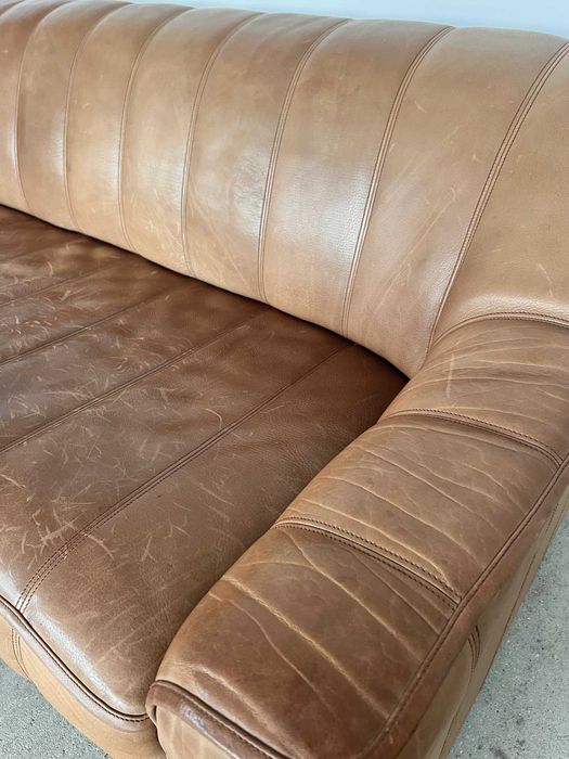 Sofa De Sede vintage oryginalna trzyosobowa