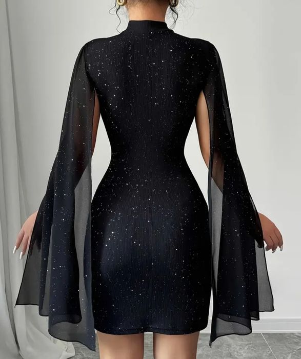 Стильне плаття з блискітками