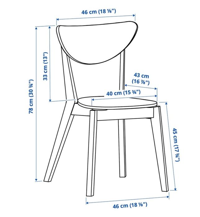 Cadeiras novas Nordmyra