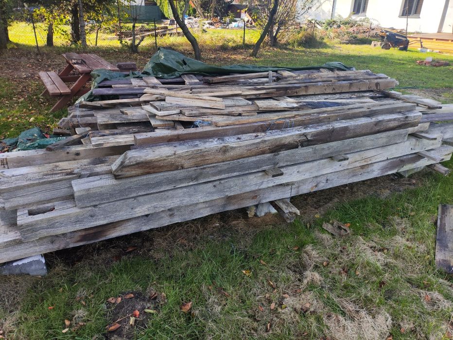Stare belki krokwie różne wymiary z rozbiórki