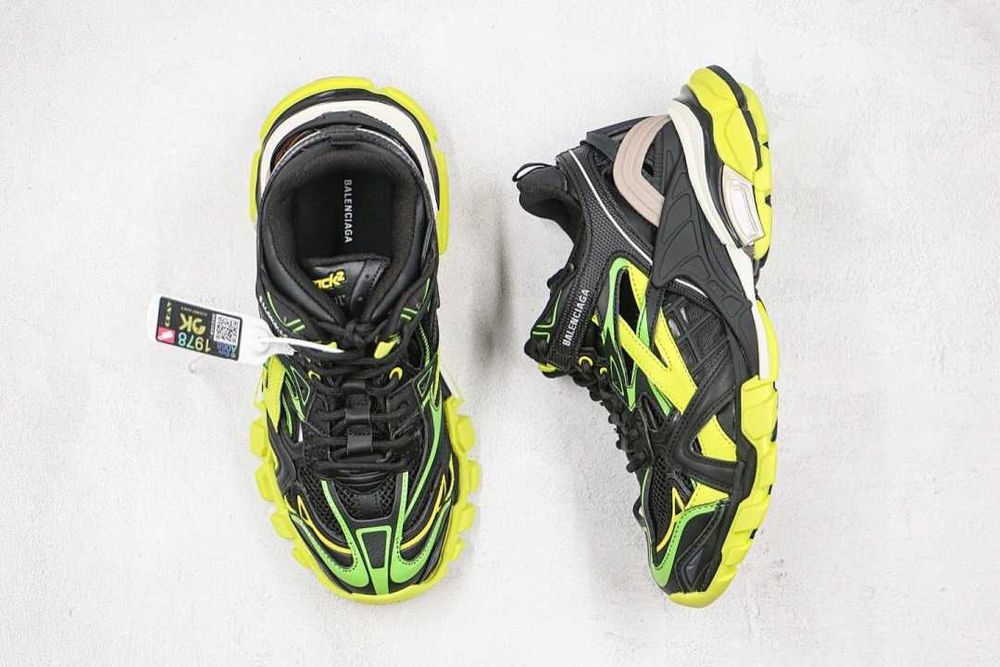 Buty Balenciaga Track 4.0 Black Fluorescent Yellow