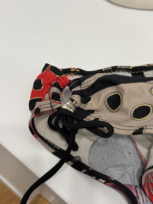 Купальник з пушапом червоний