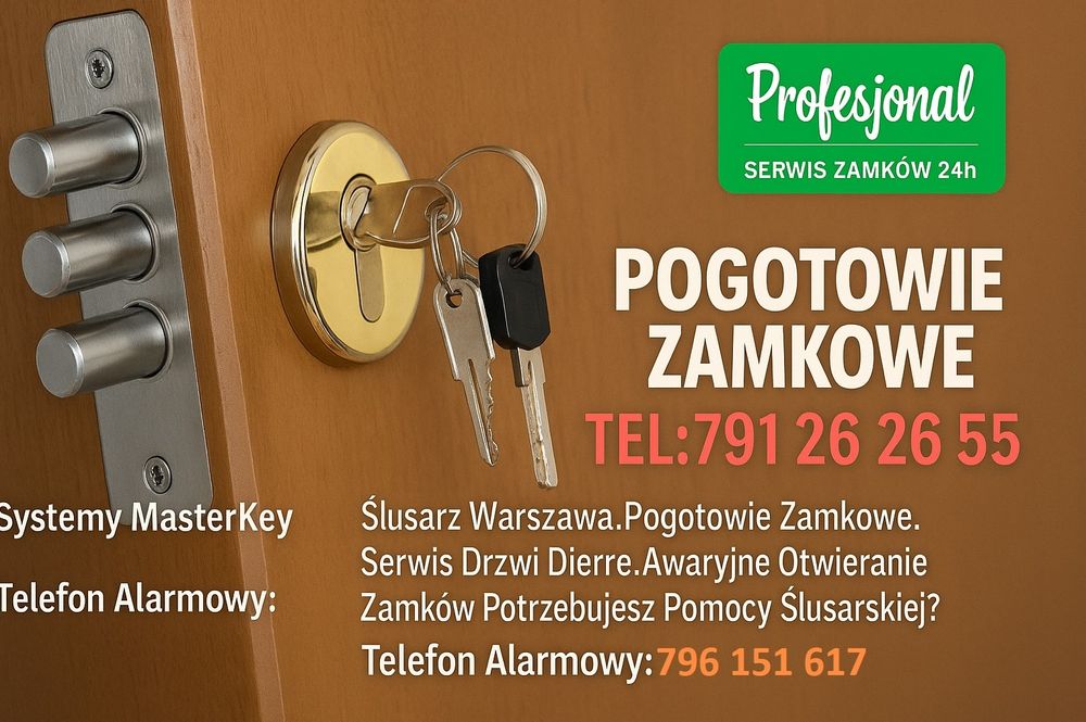 Ślusarz.Pogotowie Zamkowe.Montaż zamków. Warszawa Śródmieście • OLX.pl