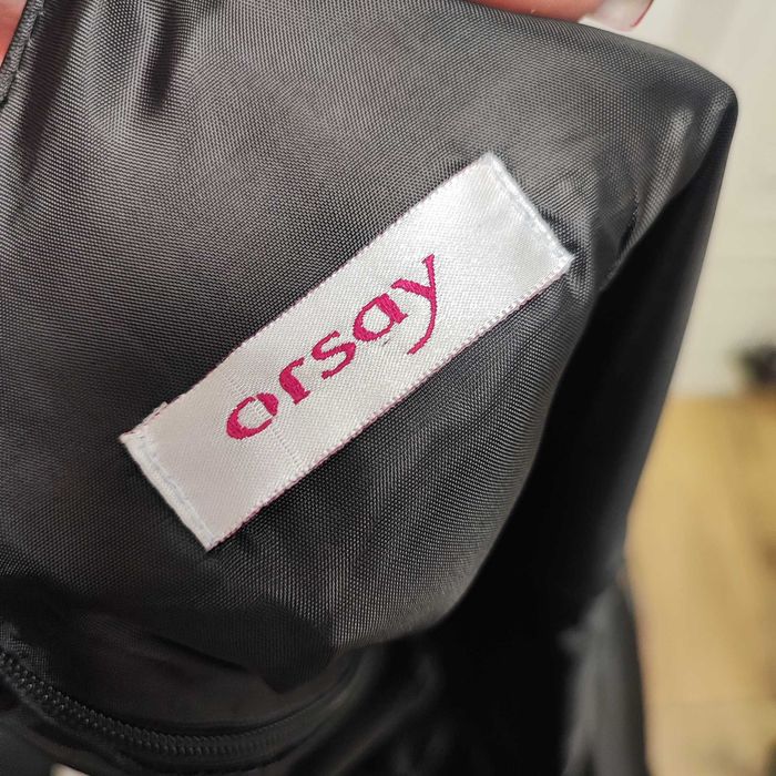 Sukienka klasyczna elegancka S czarna Orsay