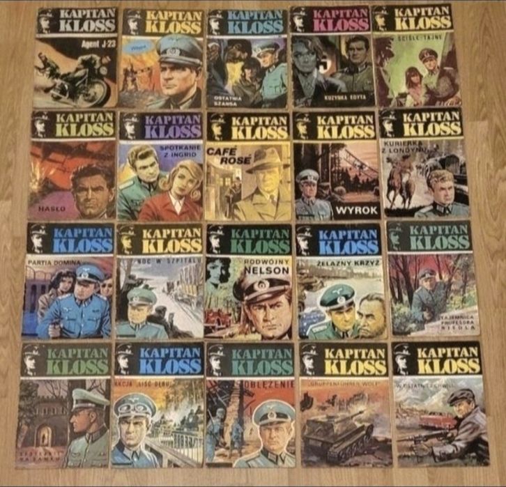 20 x KAPITAN KLOSS.  Wydanie 2. Bdb-