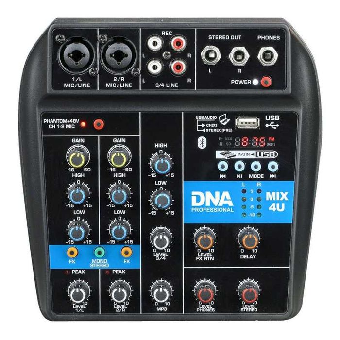 DNA MIX 4U mikser audio USB MP3 Bluetooth